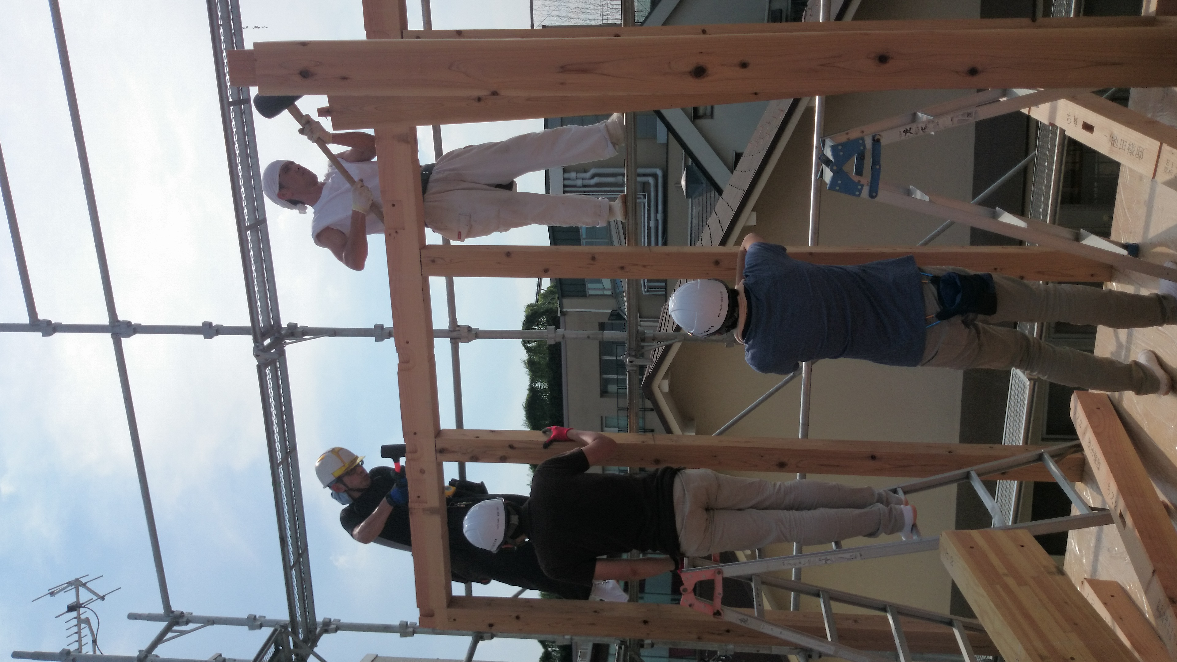 ～Ｉ様邸　建て方・上棟～