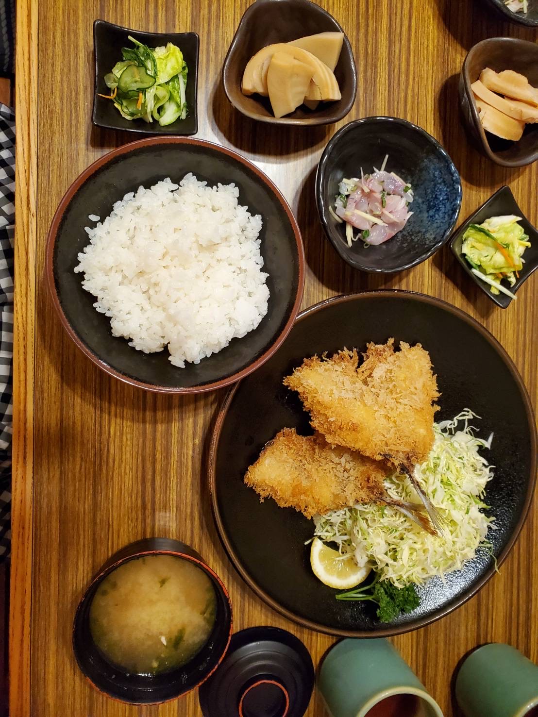 松輪アジフライランチ♪