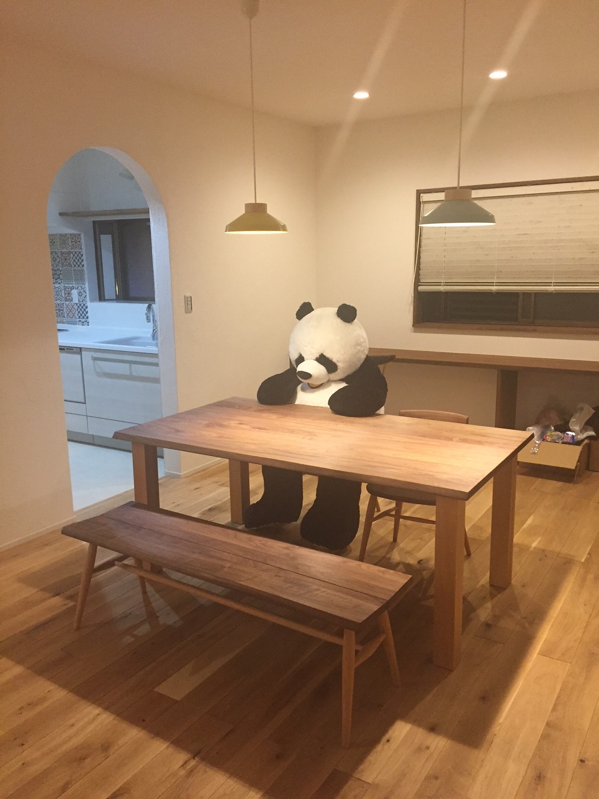 パンダのぬいぐるみ