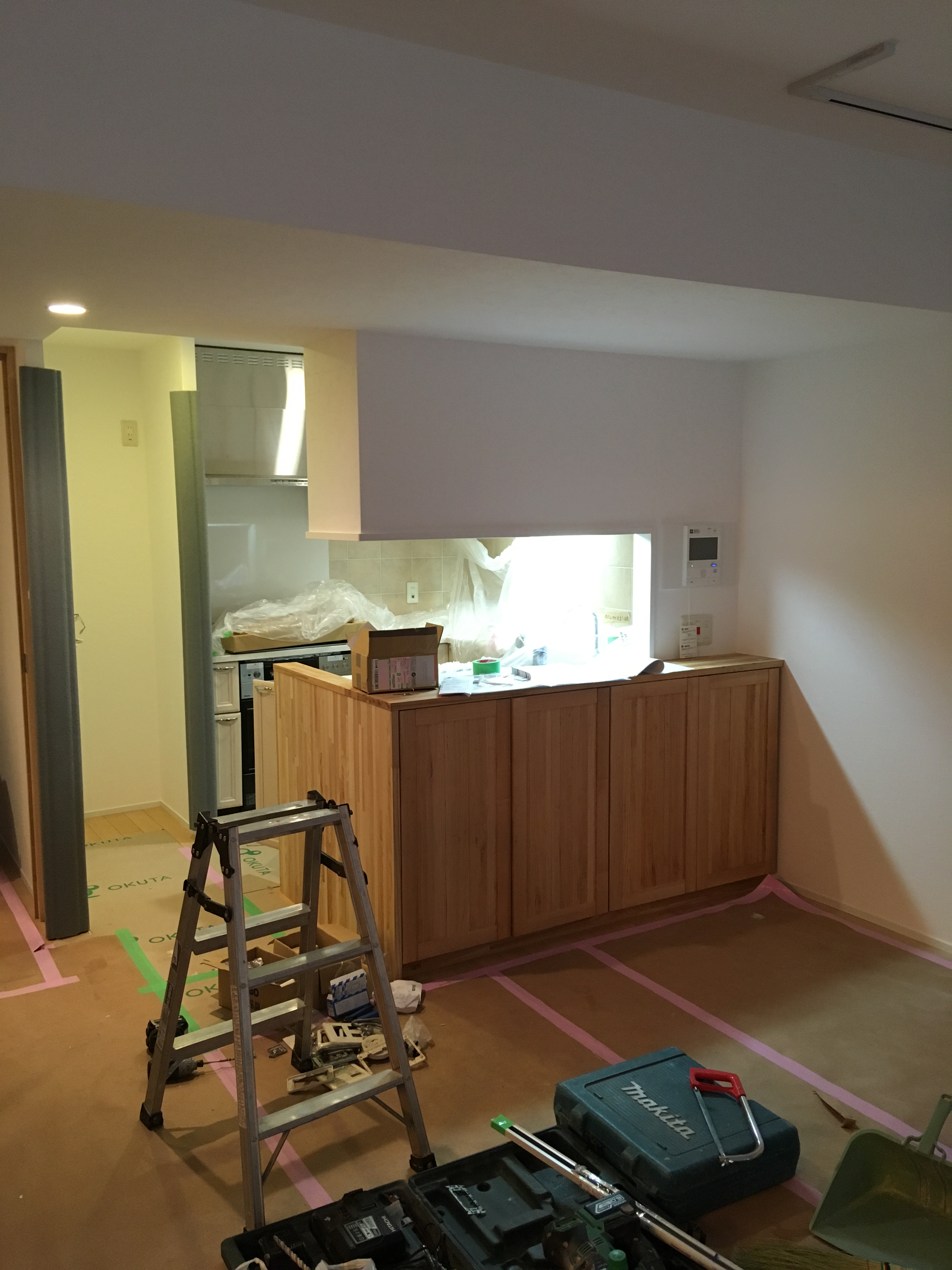 リビング・ダイニング造作