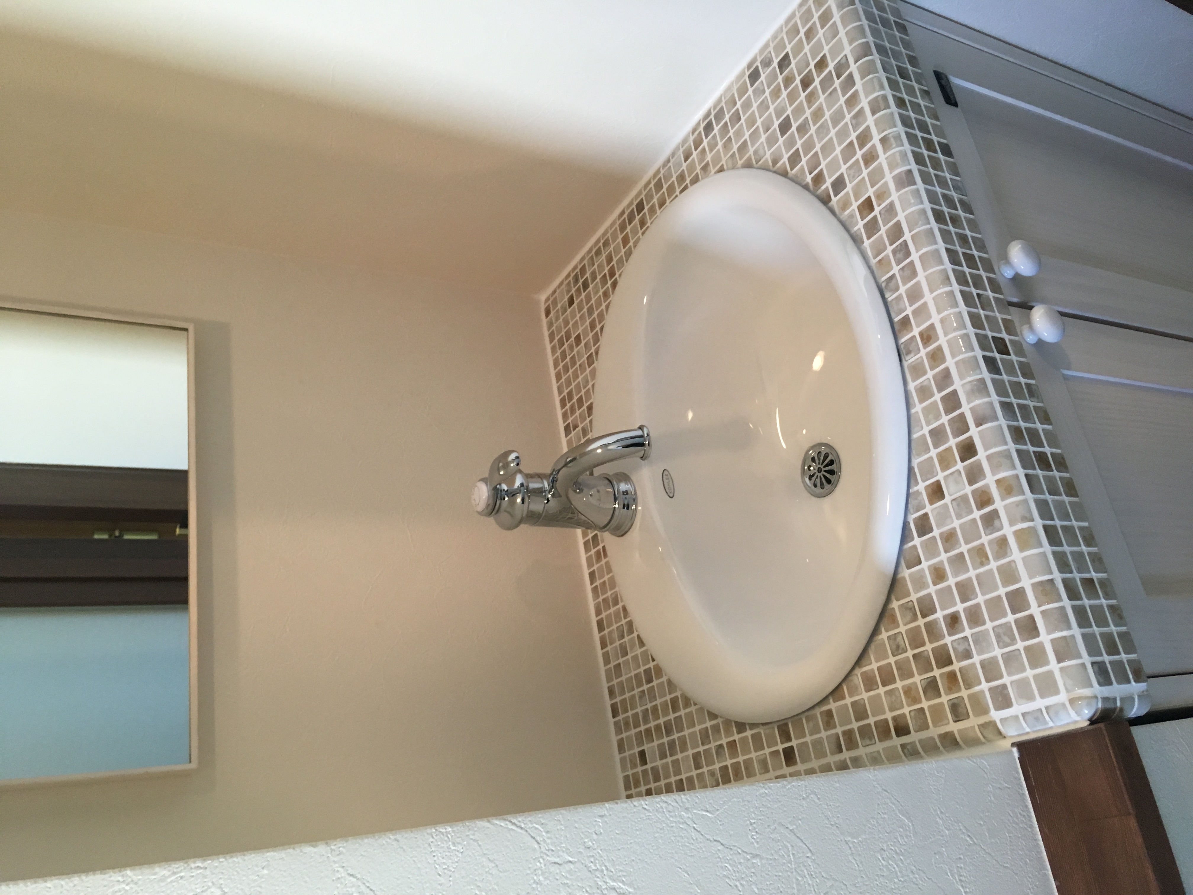 ウッドワン　キッチン　洗面化粧台