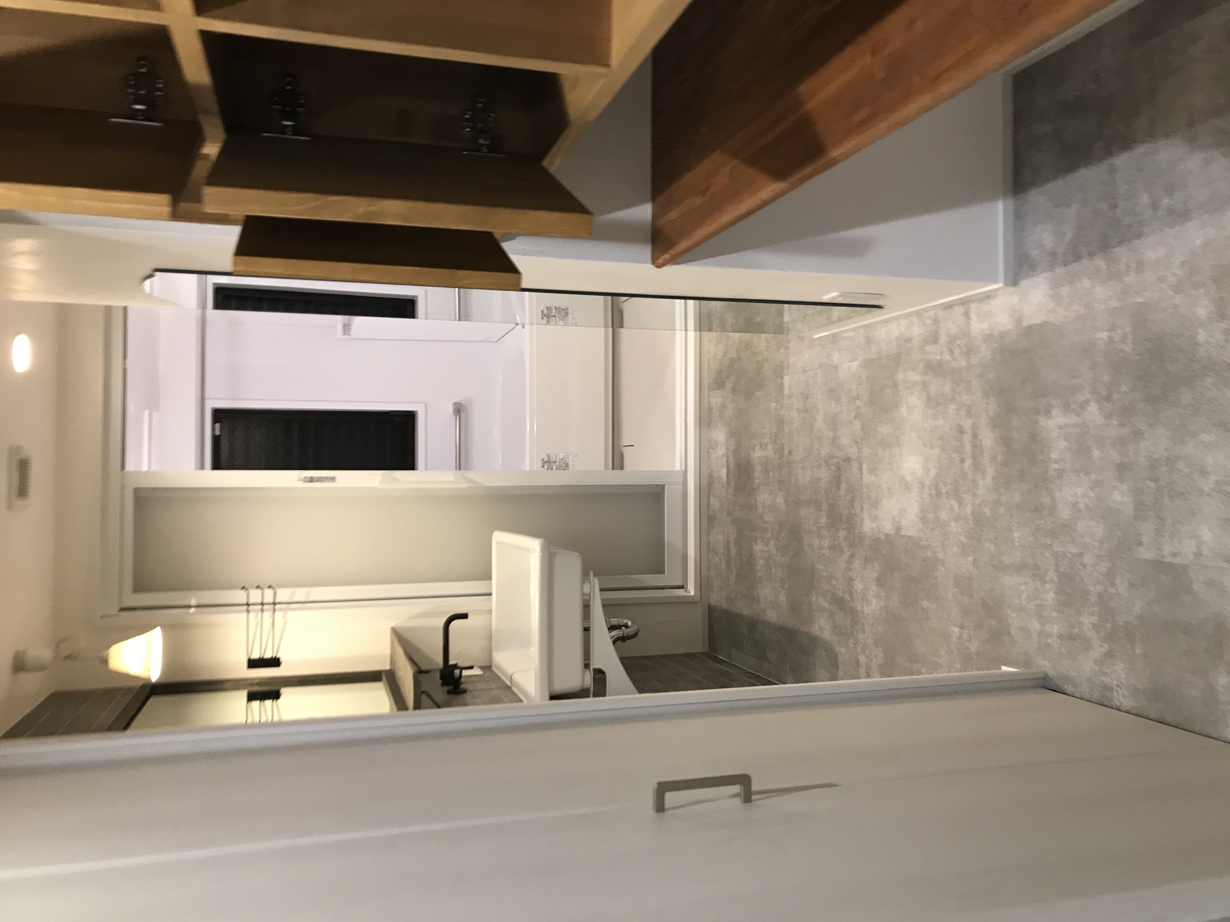 造作　洗面台　壁付け