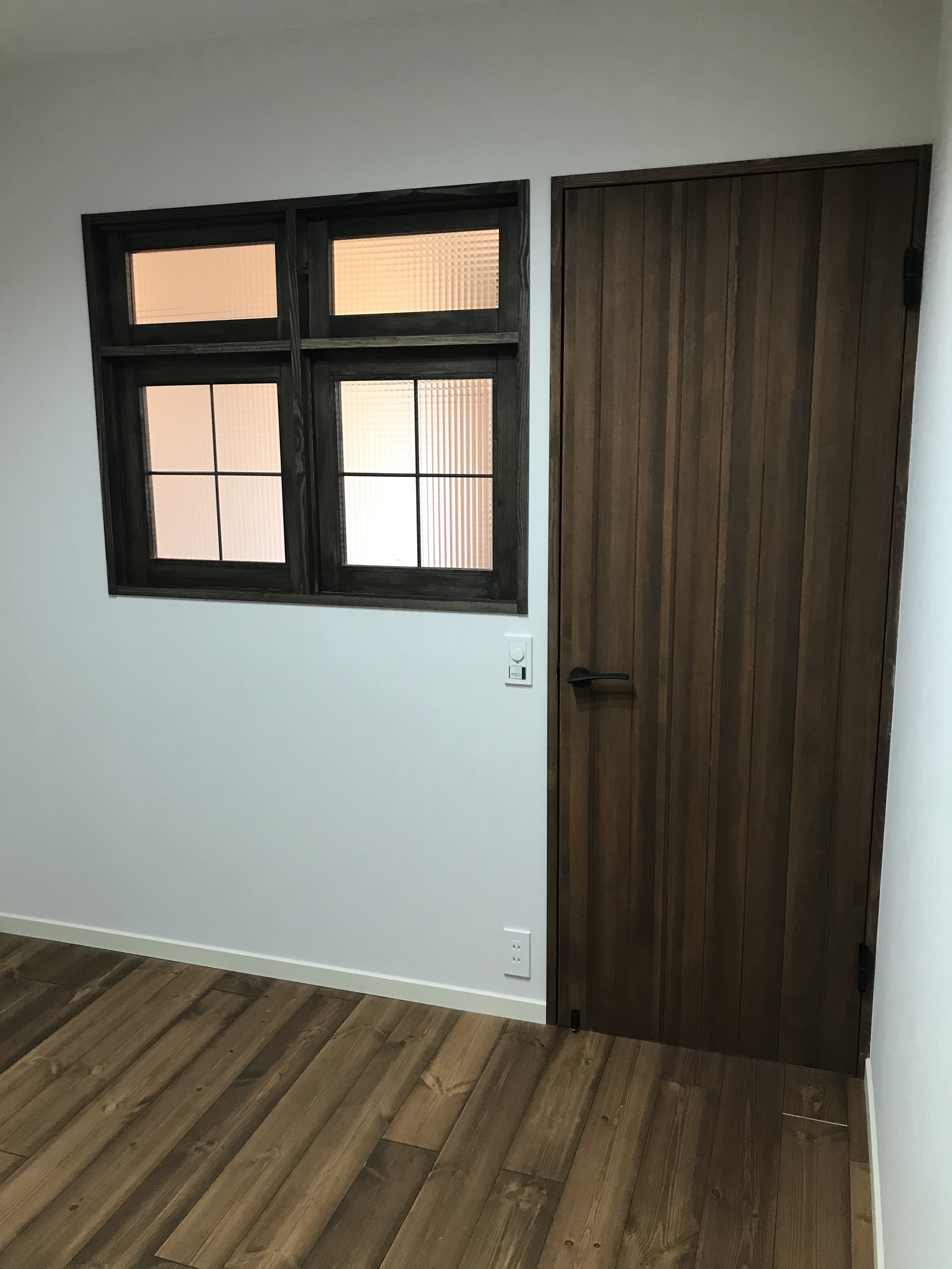 建具　室内窓　無垢