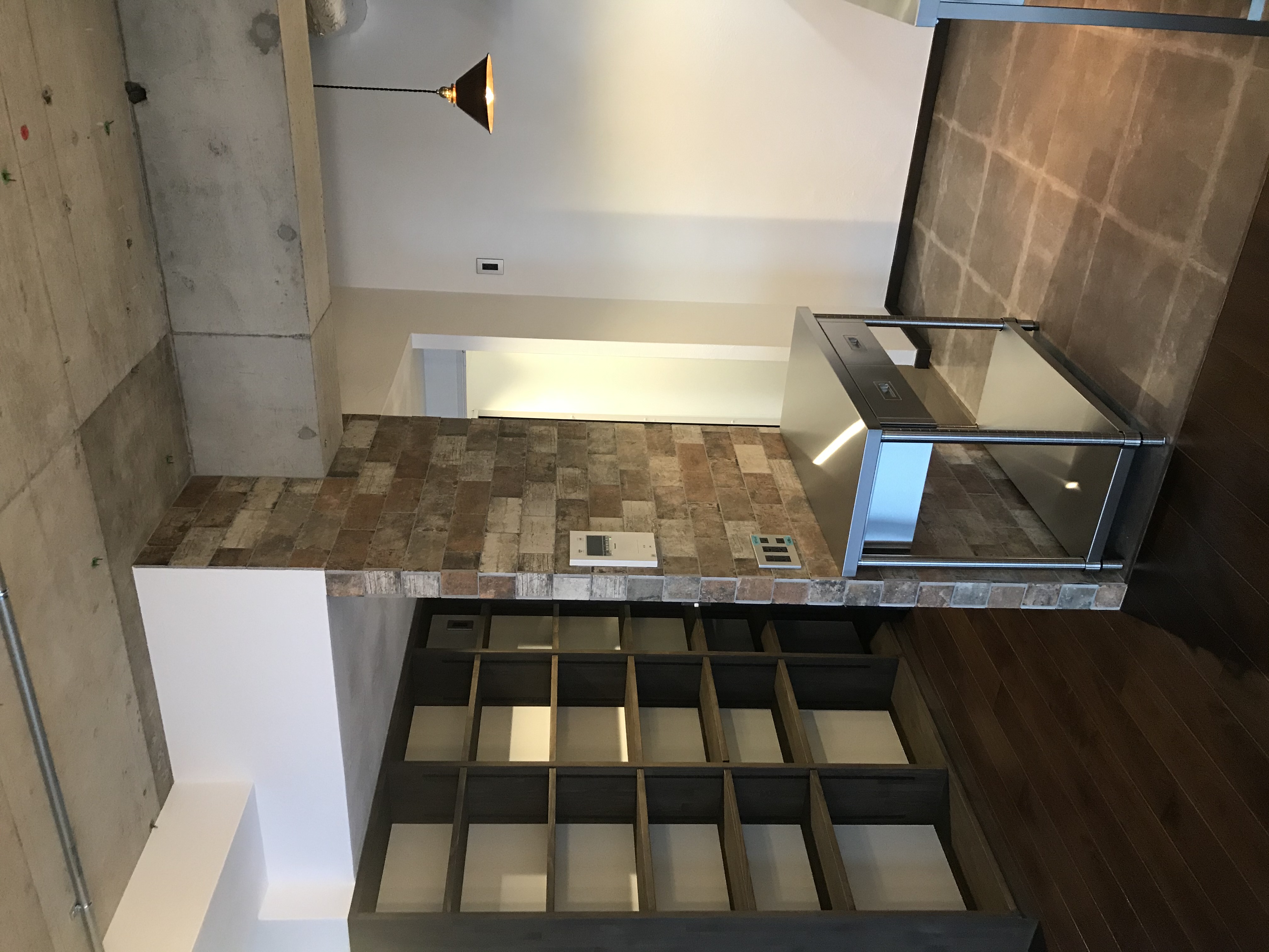 完工　天井　スケルトン