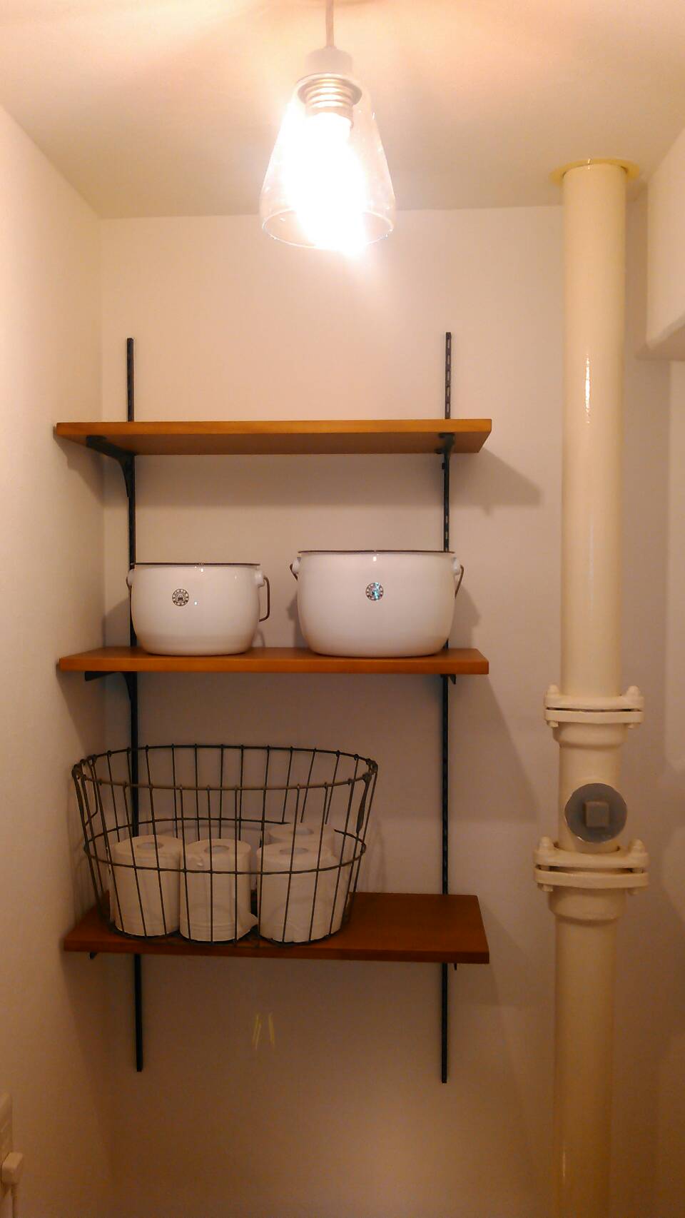 トイレドアを無垢建具ドアに