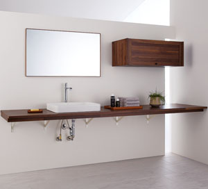 造作のような洗面化粧台