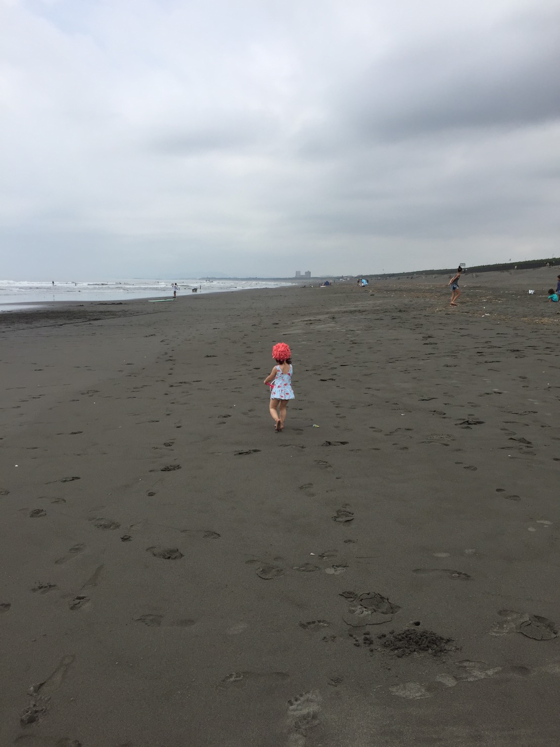 初めての子連れ海水浴★