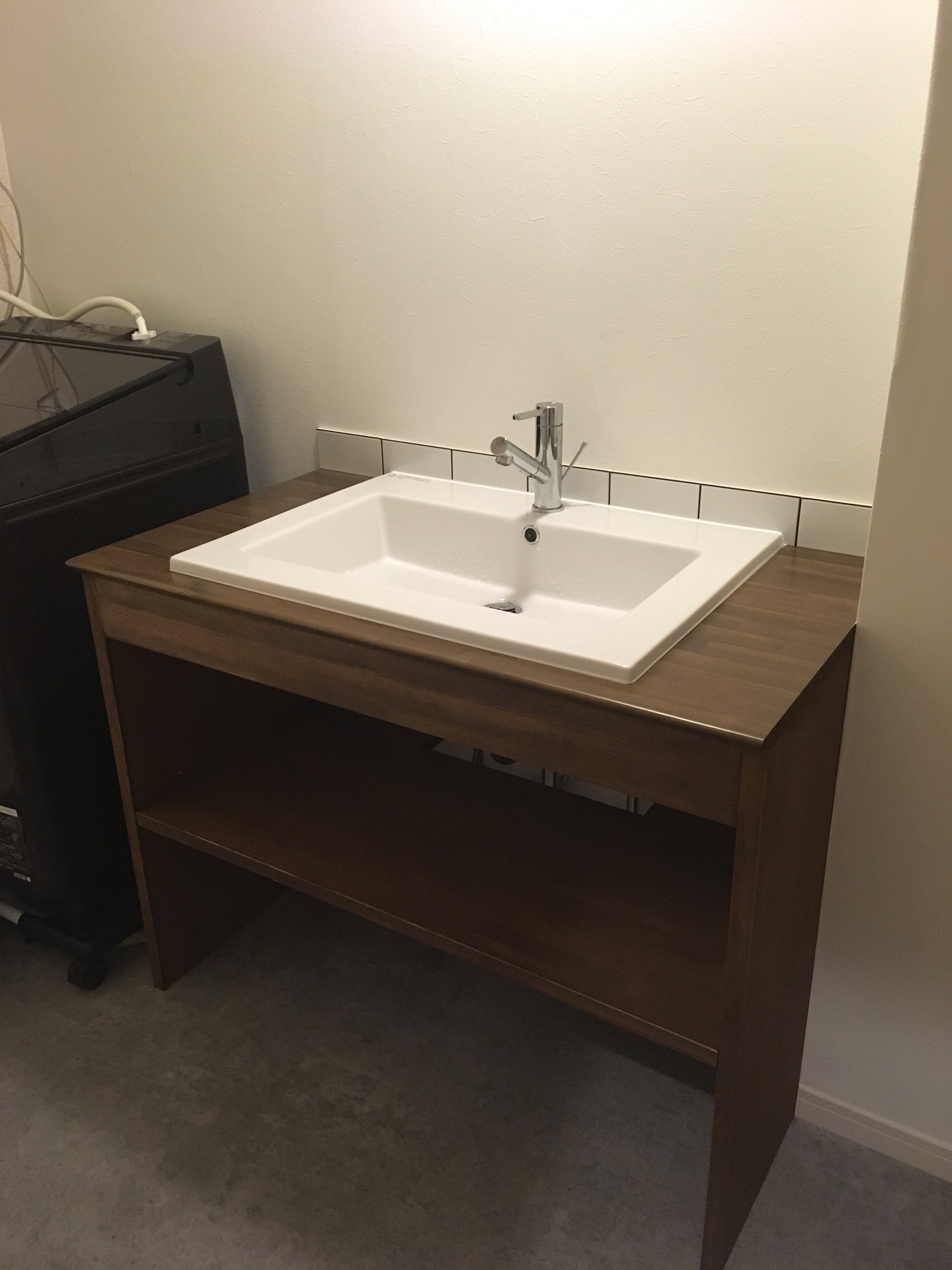 F邸 造作洗面化粧台