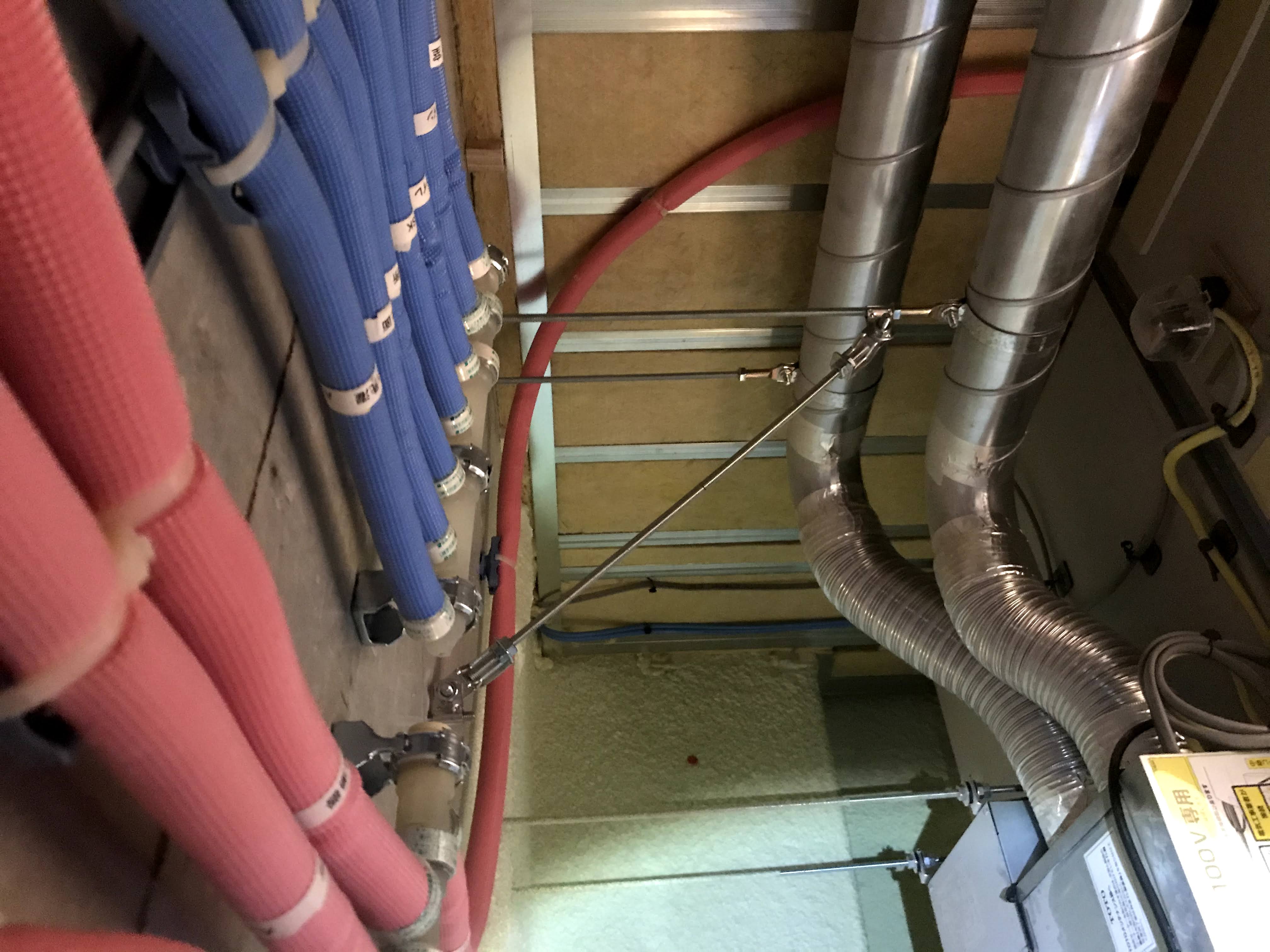 マンションフルスケリノベ　～１：天井裏の様子～