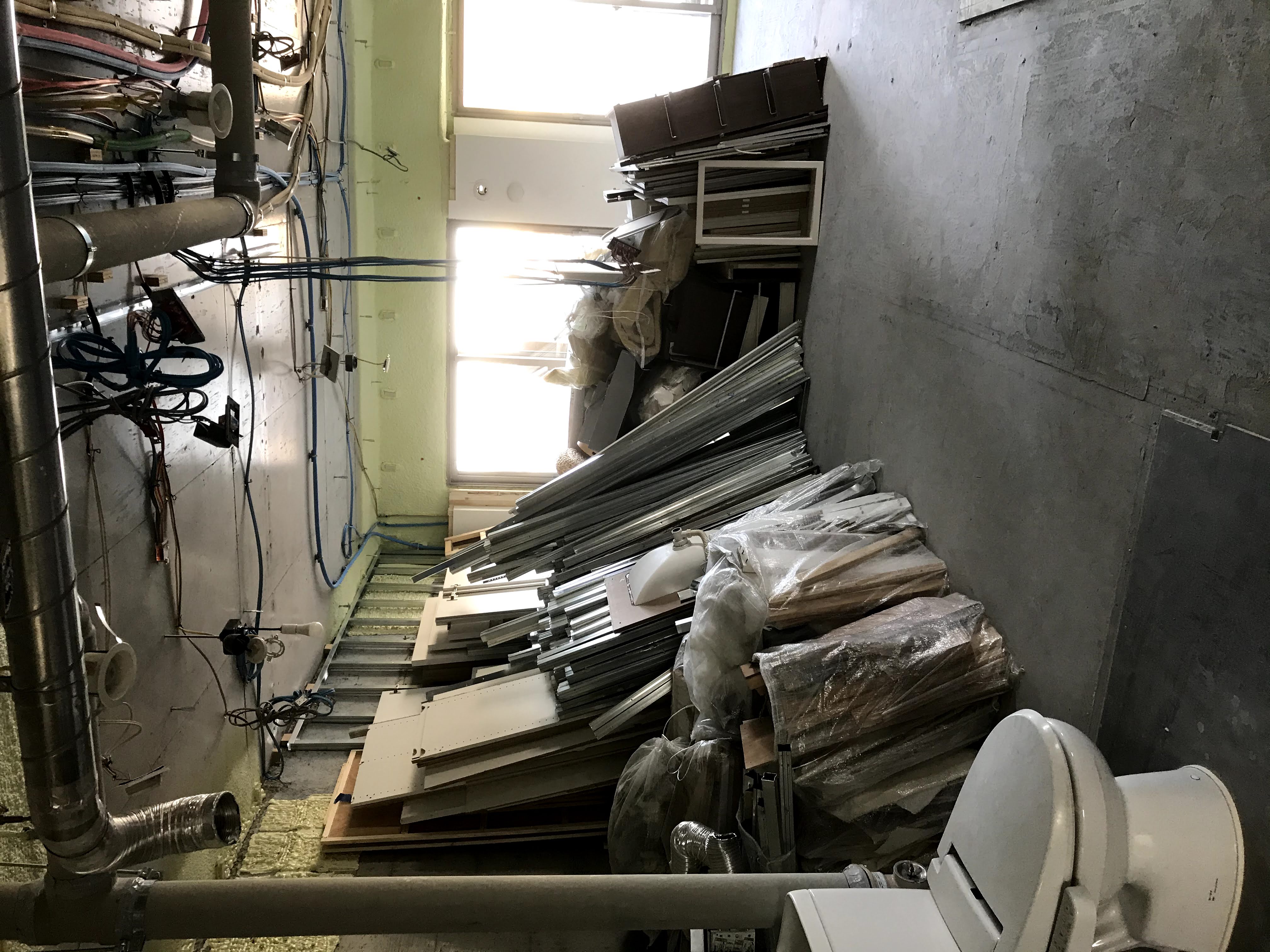 マンションフルスケリノベ　～6：キッチン解体・PSの様子～