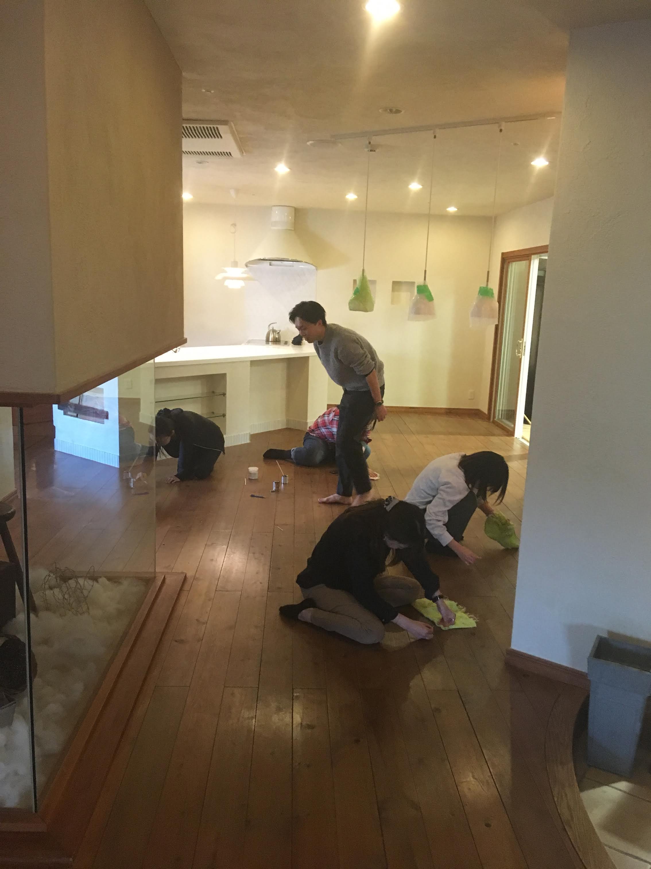 ～大掃除　無垢フローリング　メンテナンス編～