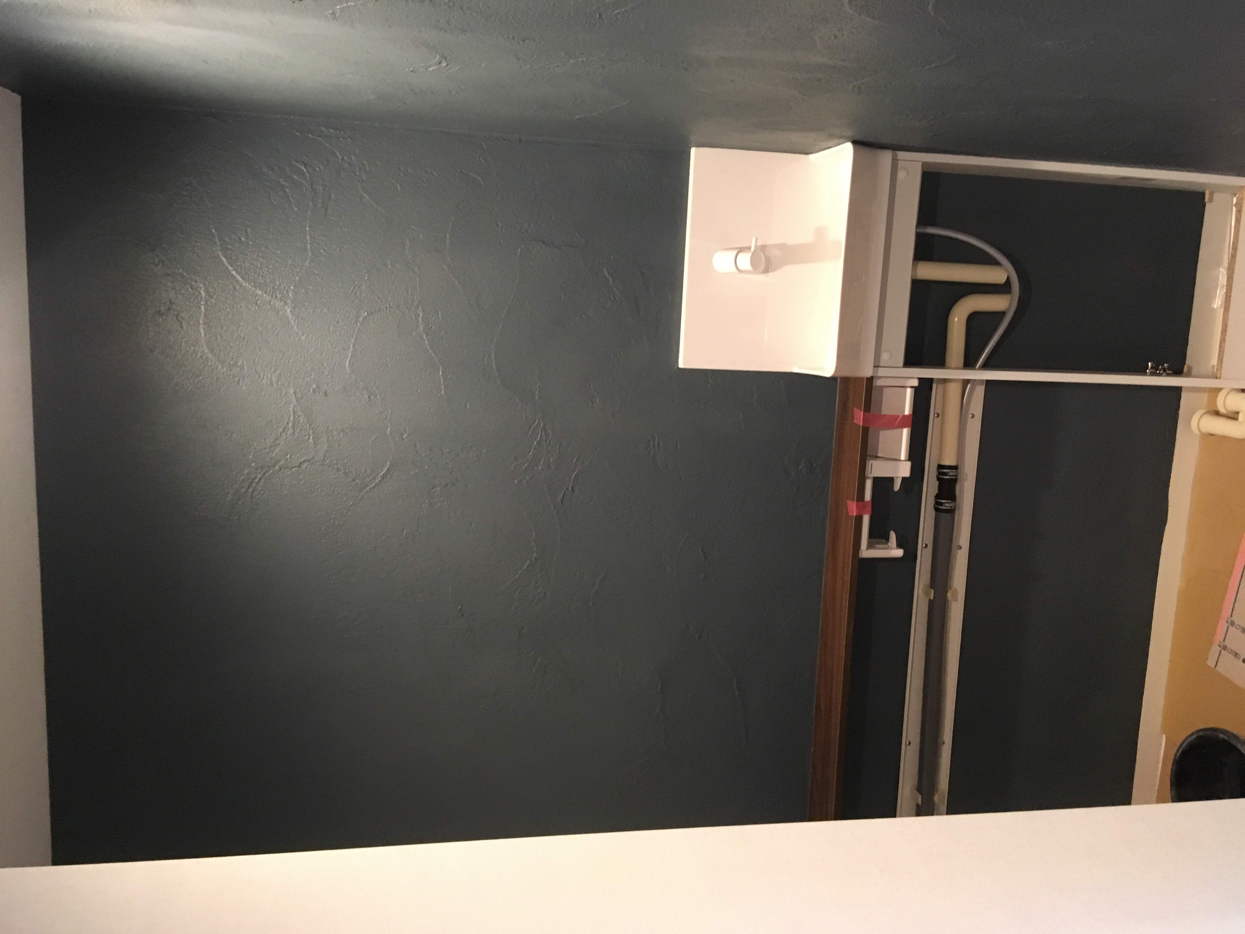 下地補強の仕上げ