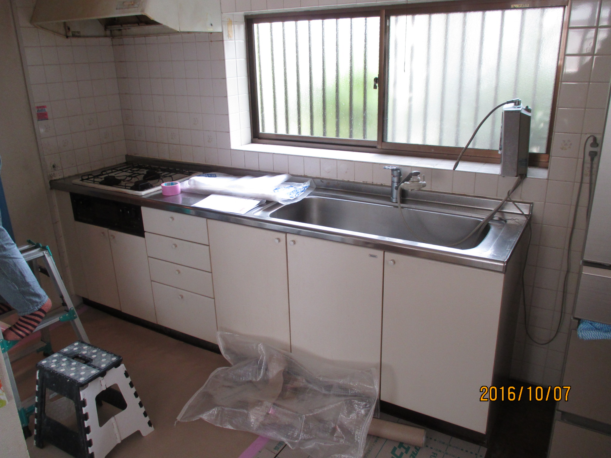 クリナップのラクエラ施工！！