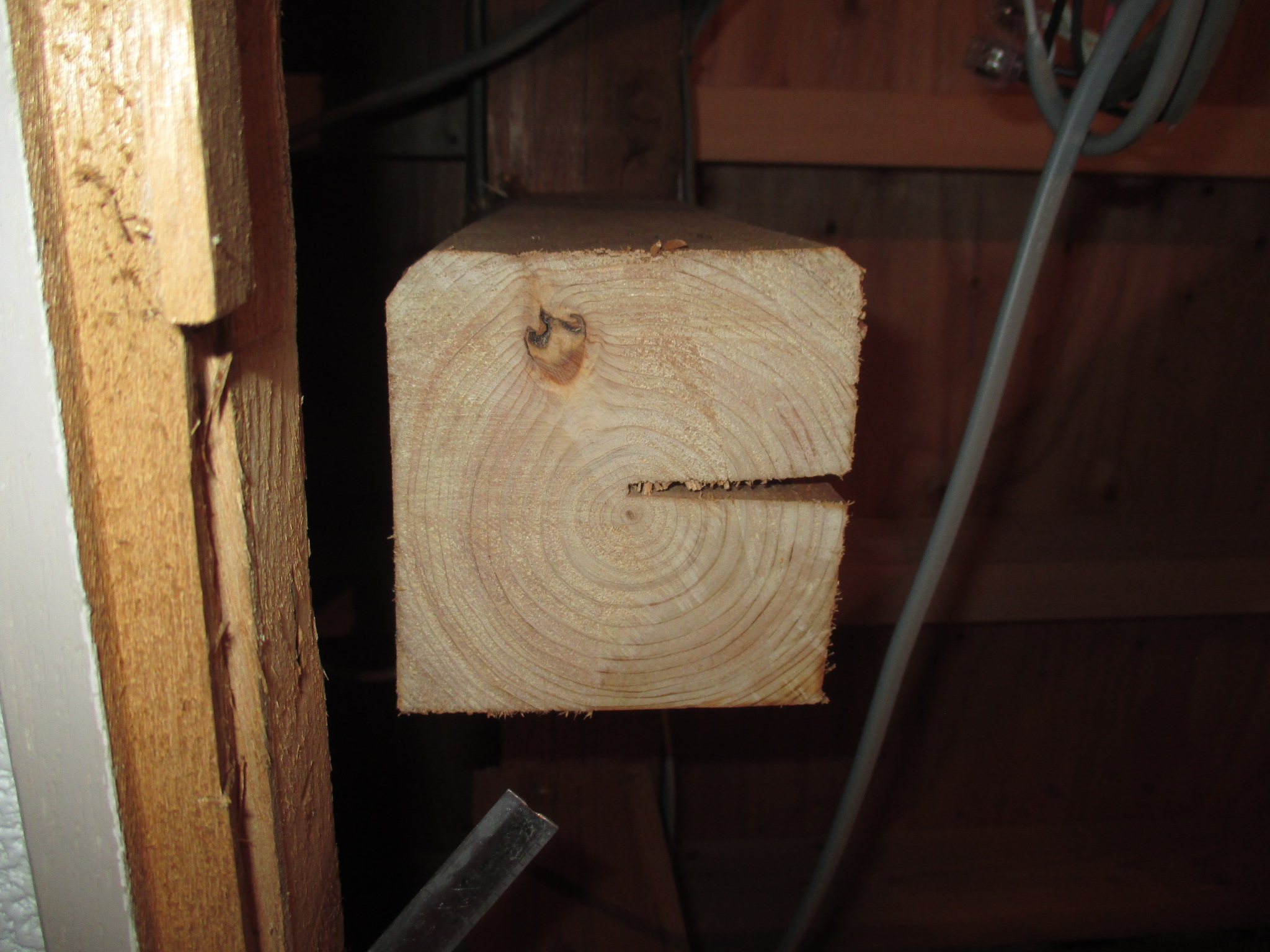 見えない部分でも仕事してます。「背割り」