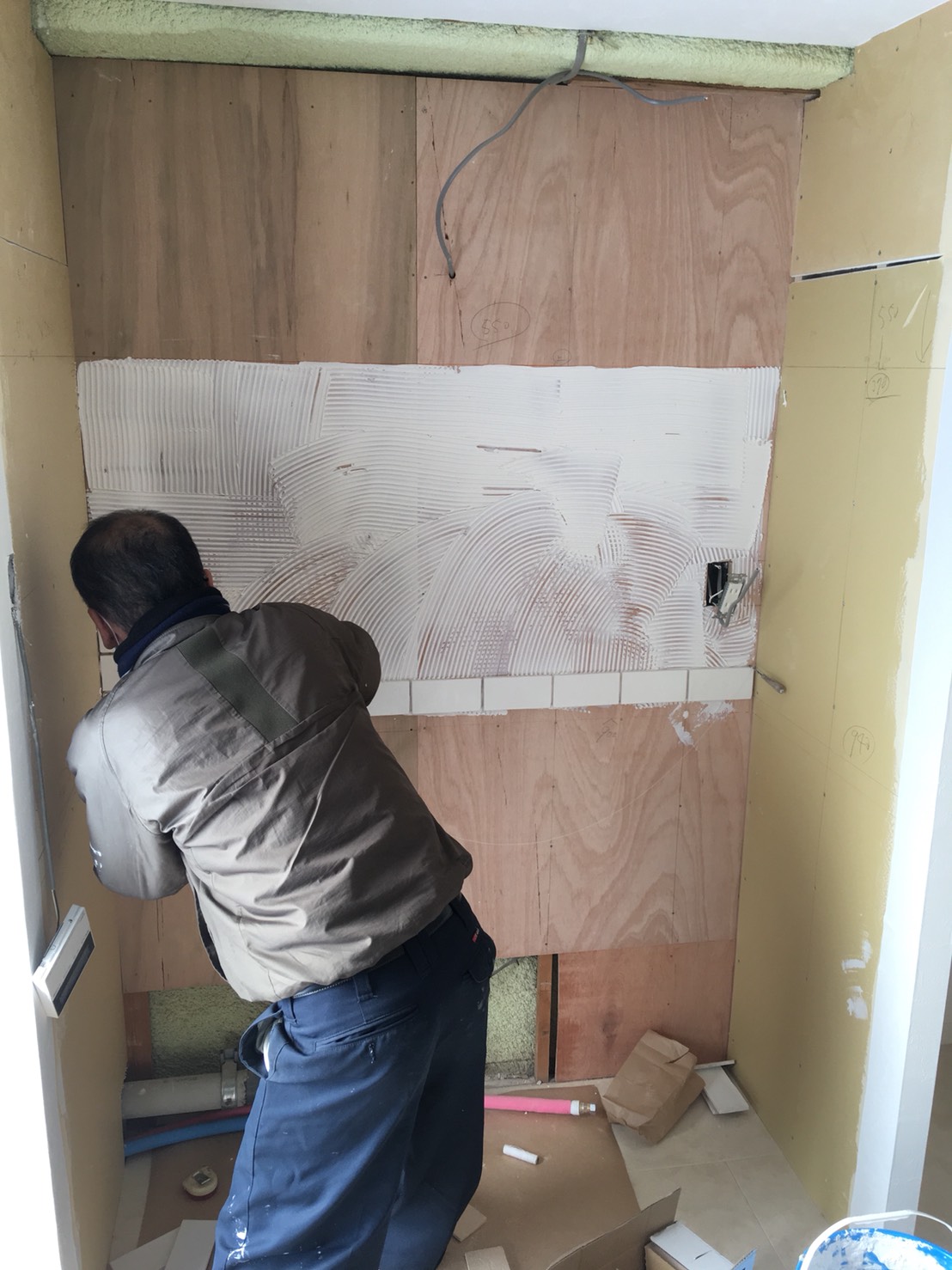 壁付I型→Ⅱ型のオープンキッチンへ③