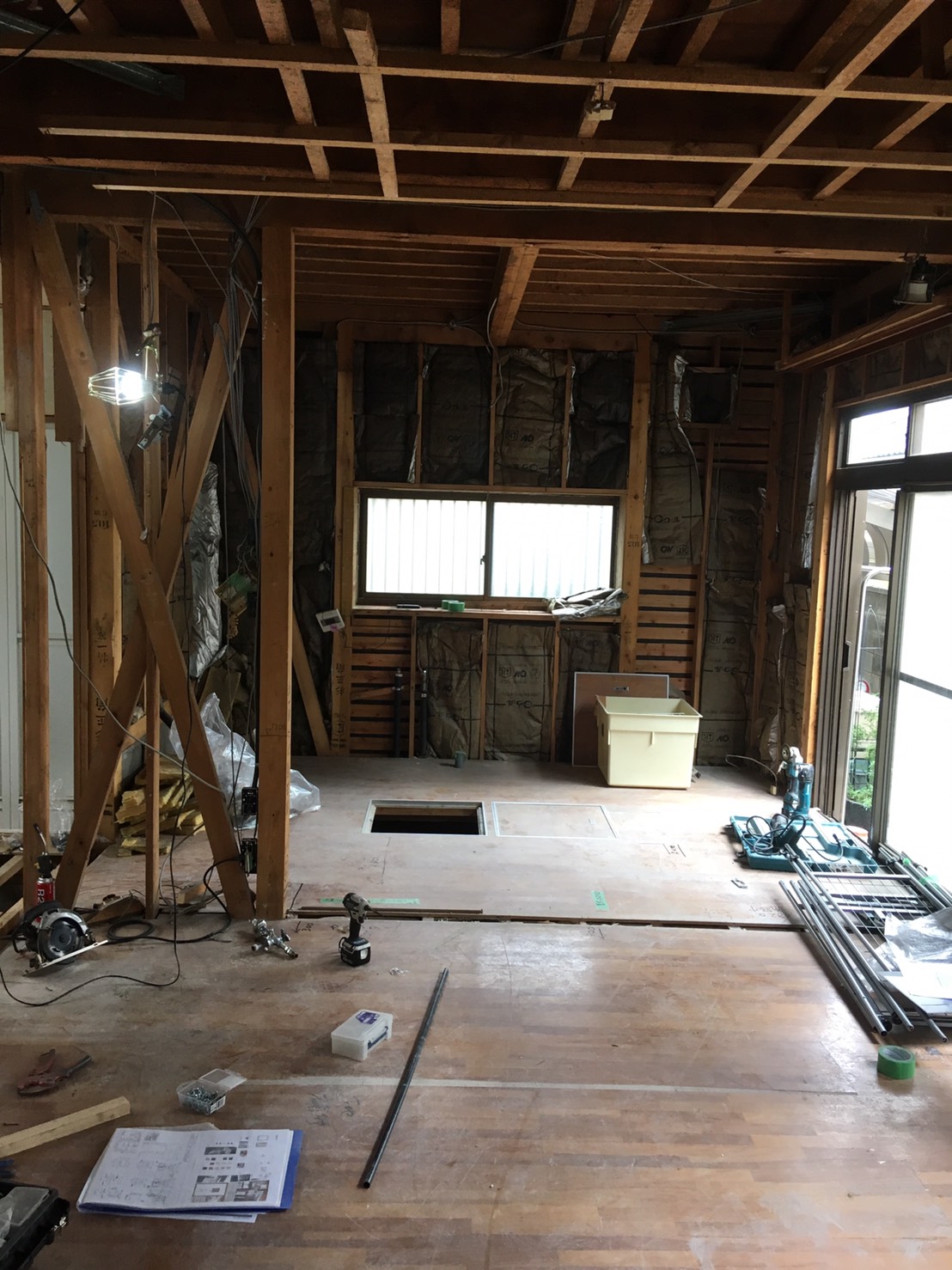 キッチンの位置移動