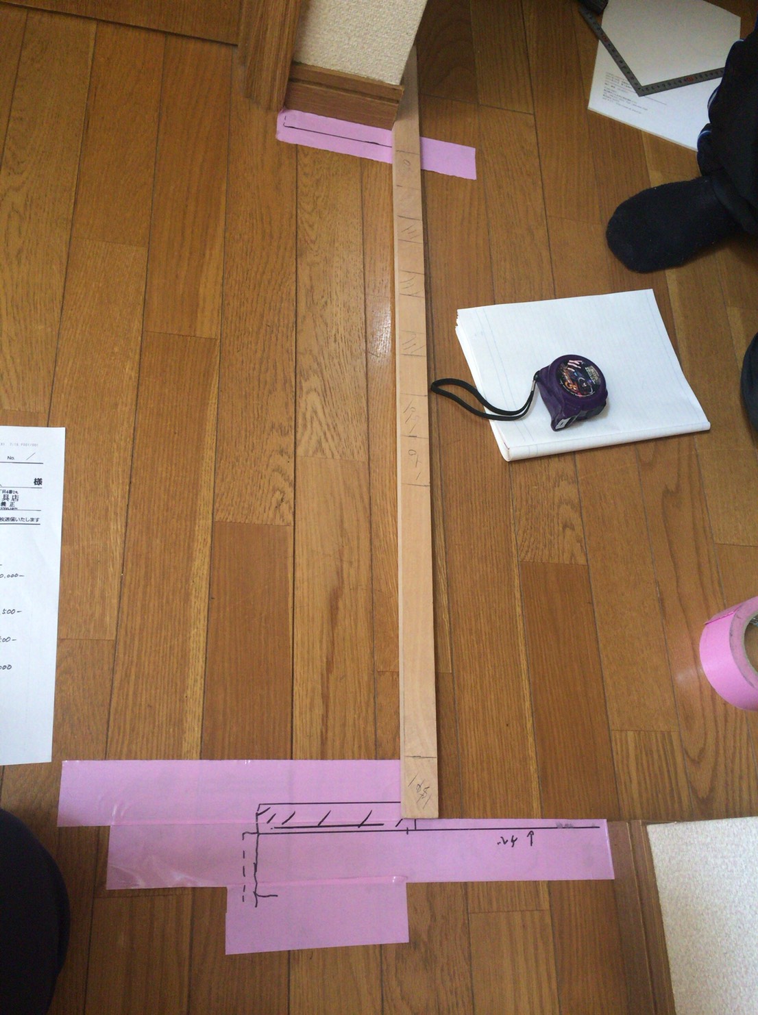 【造作】猫用脱走防止ドア①