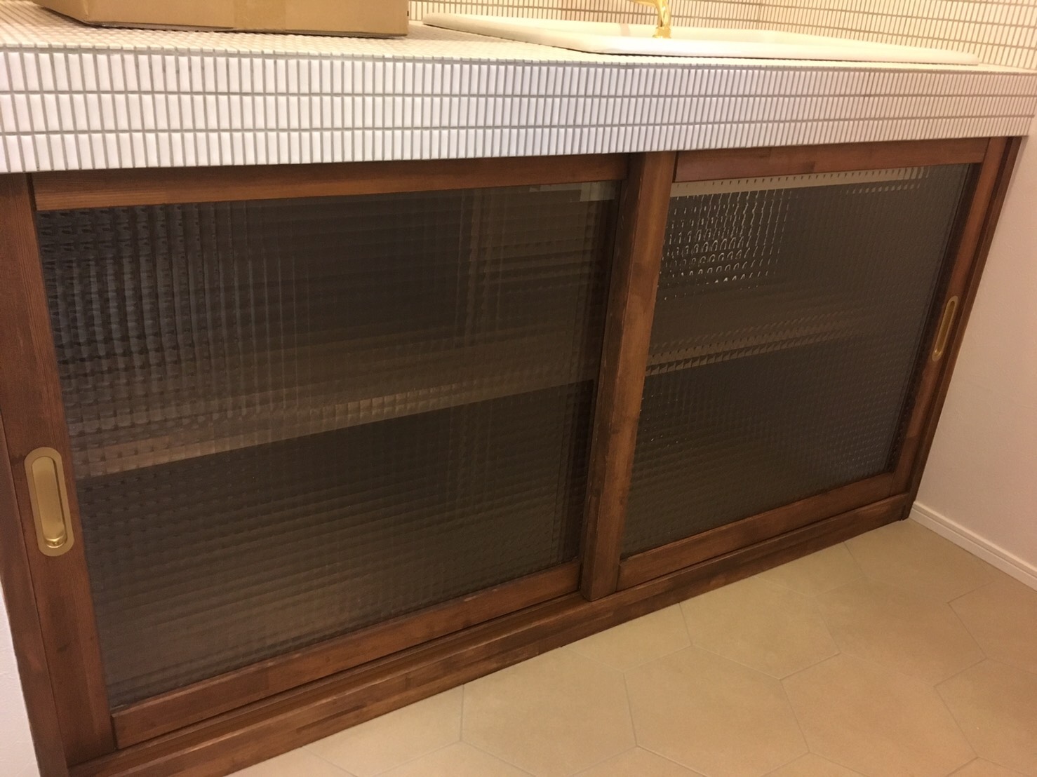 造作洗面台～扉～