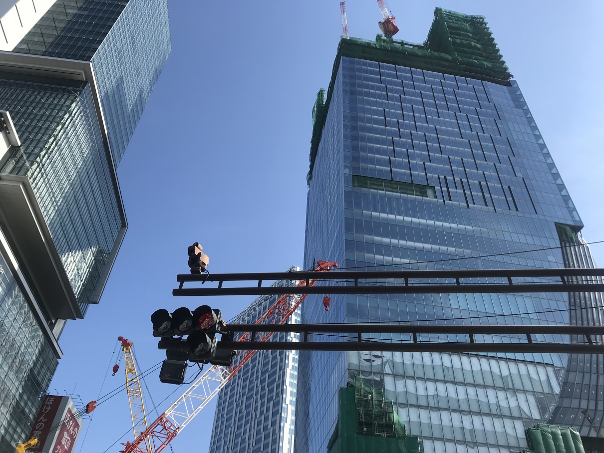 進化している渋谷です。