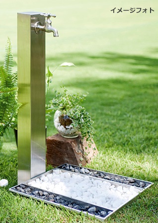 お庭によくある立水栓の工事　　