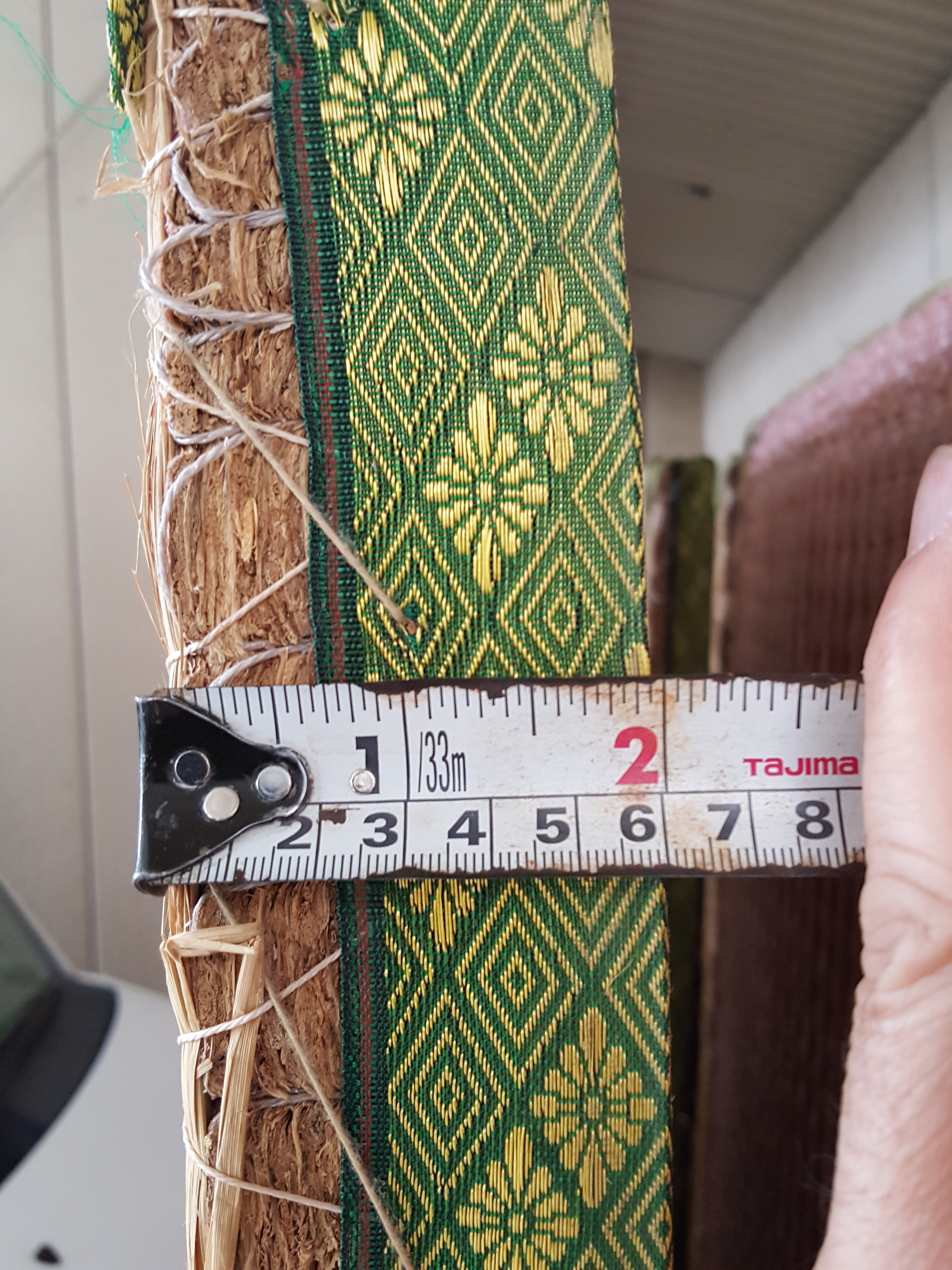 畳は6センチが標準的な厚みです