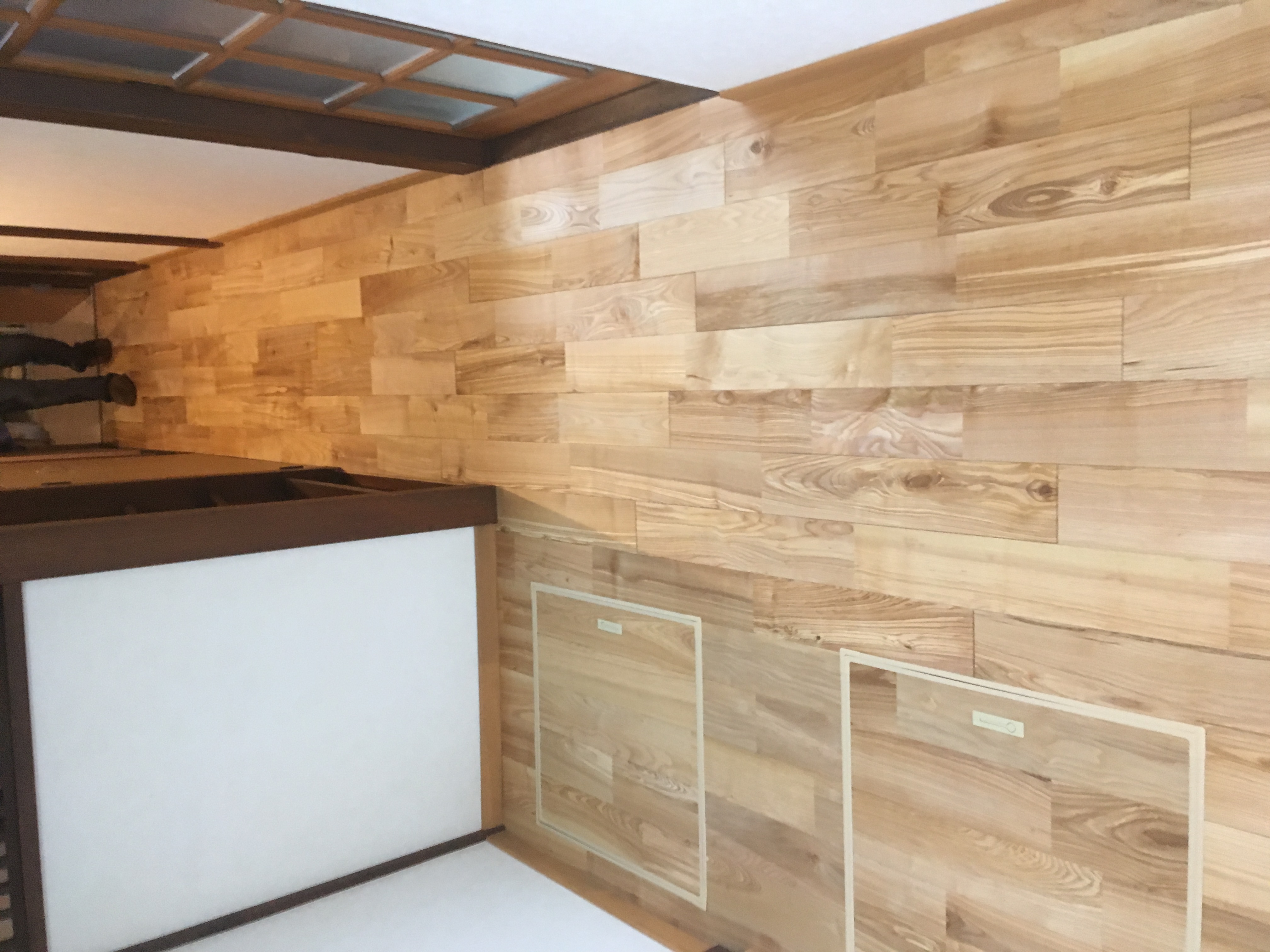 無垢フローリング施工事例　～アッシュ材　クリアオイル仕上げ～