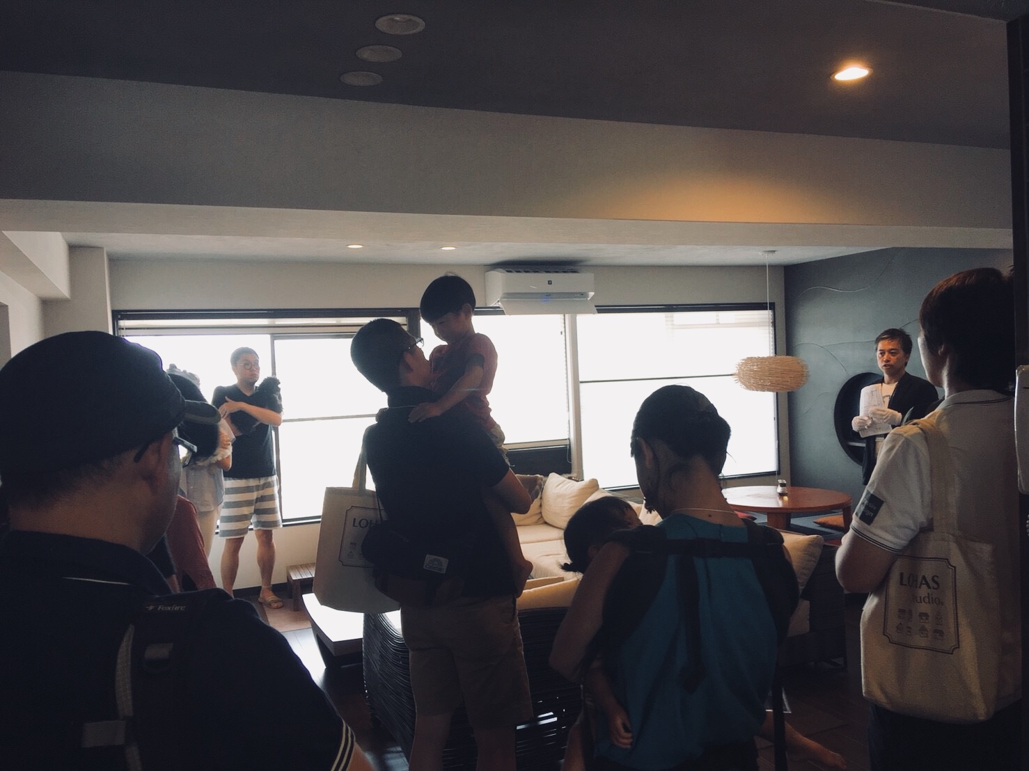 現場見学バスツアーの様子