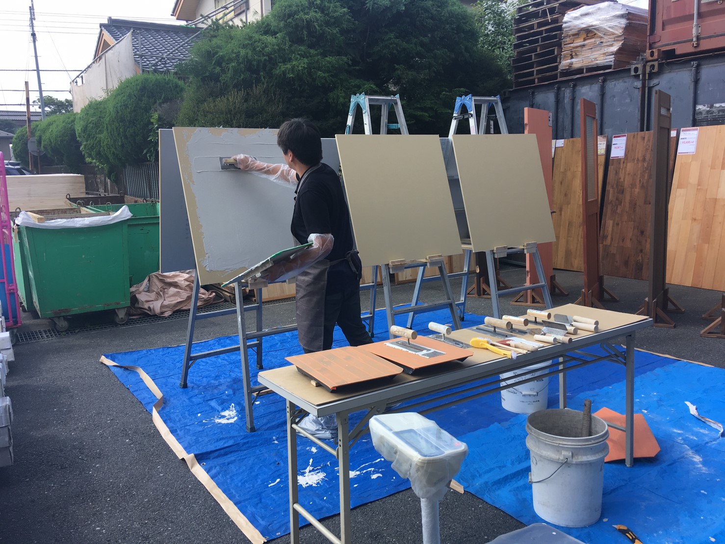 物流センターを見学～その②～　珪藻土