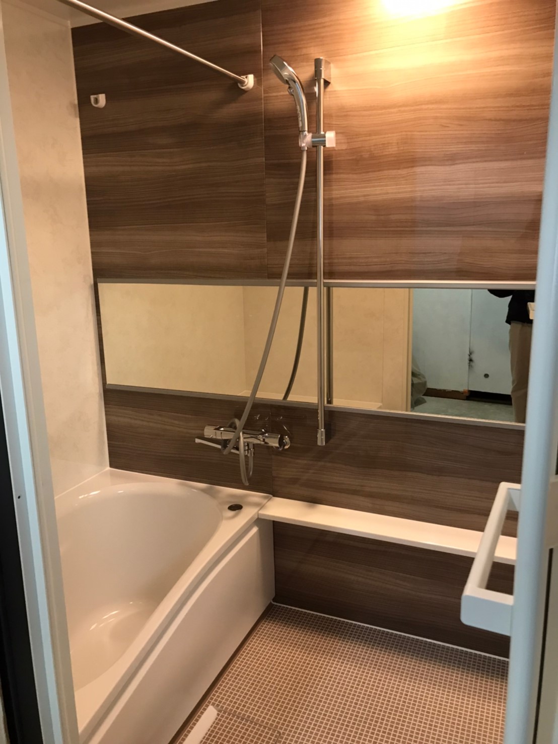 水回りリフォーム＊アクセントクロス