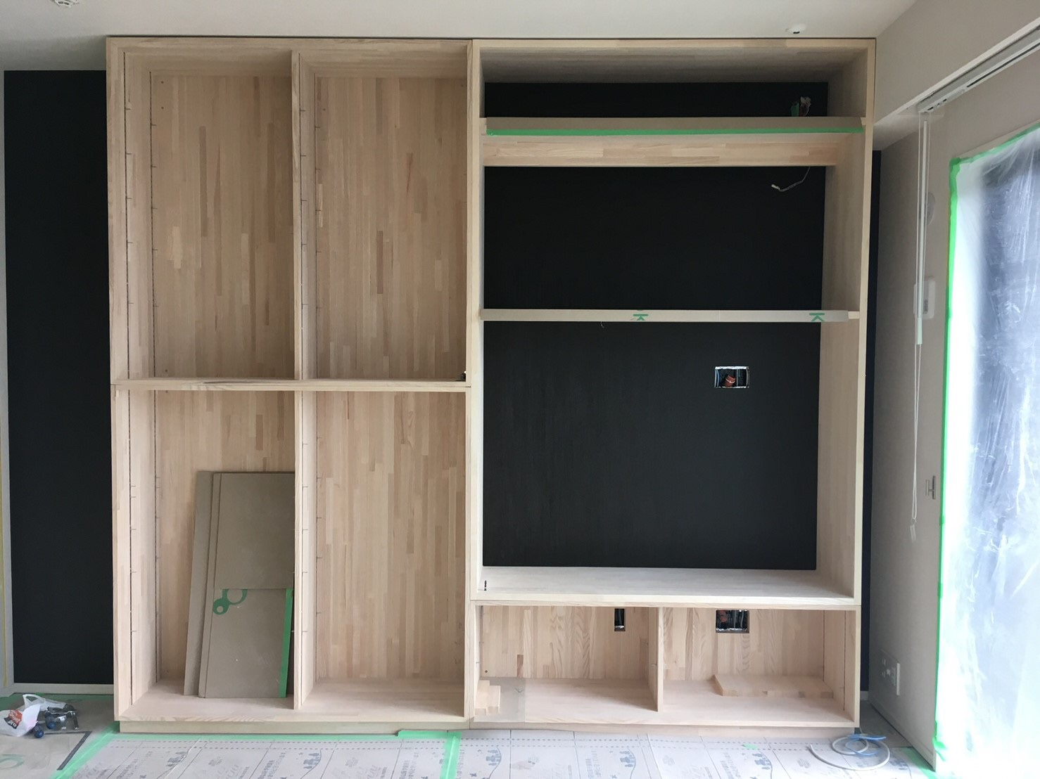 壁面収納　造作