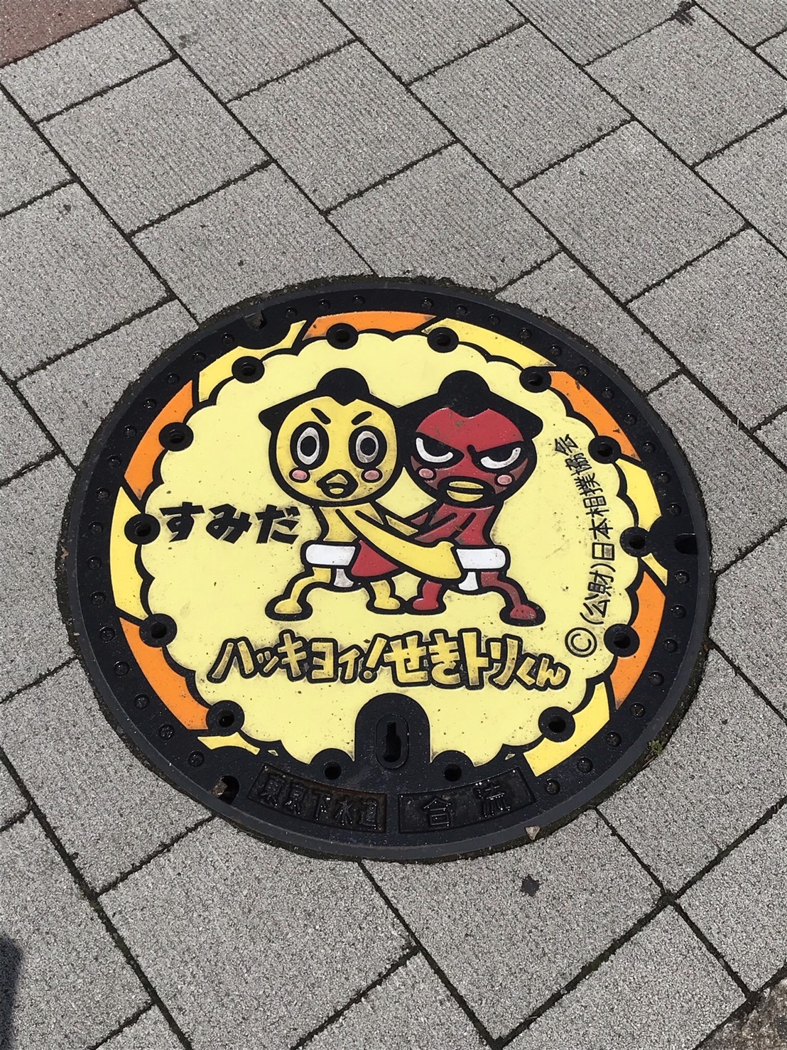 発見！あなたの街のマンホール：墨田区両国編