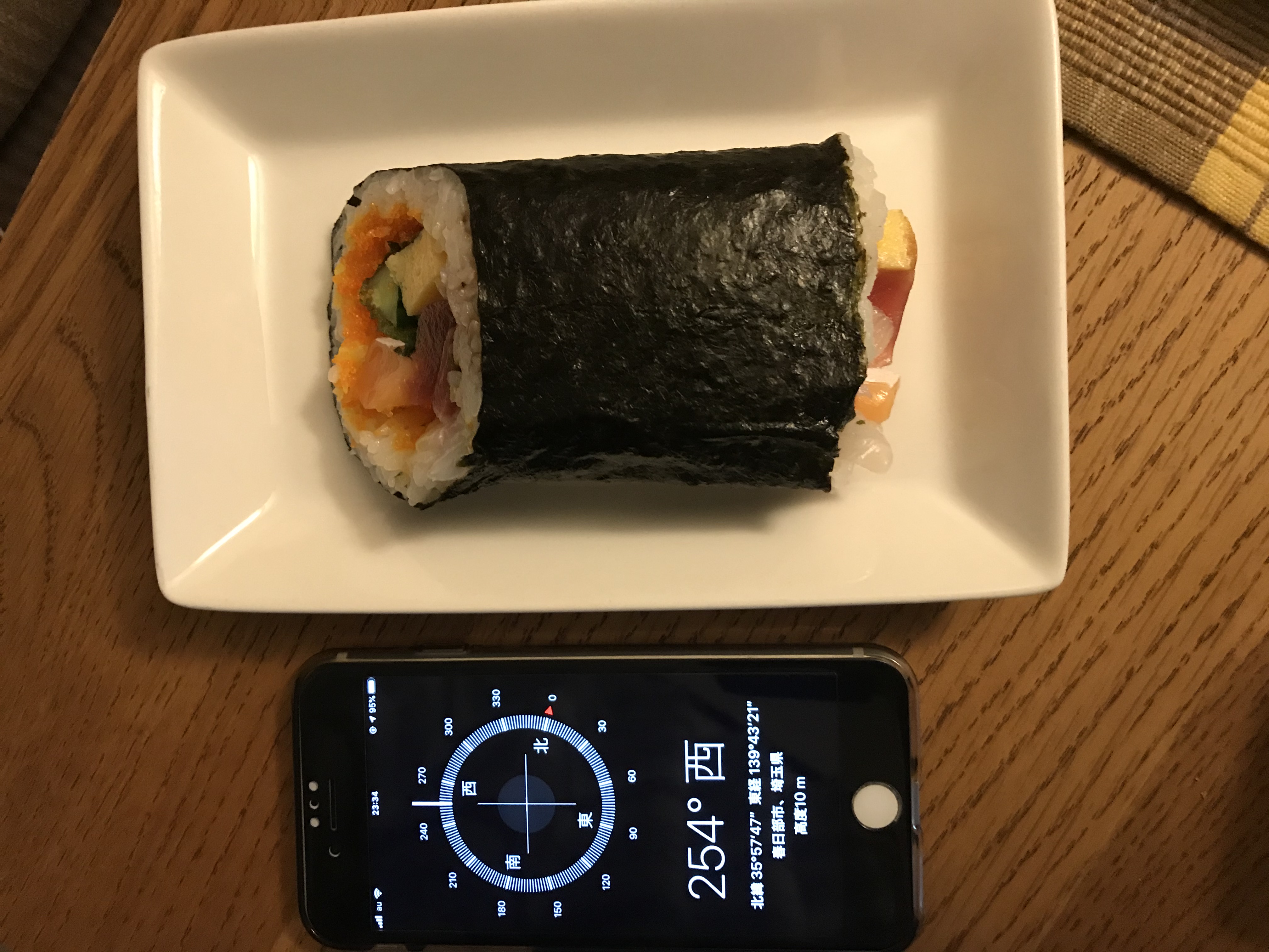 2020年恵方：西南西(やや西)