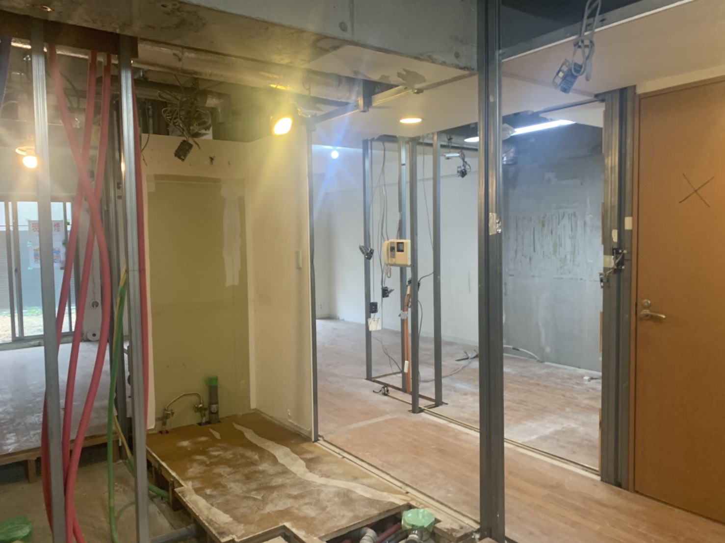 マンション　解体後現場