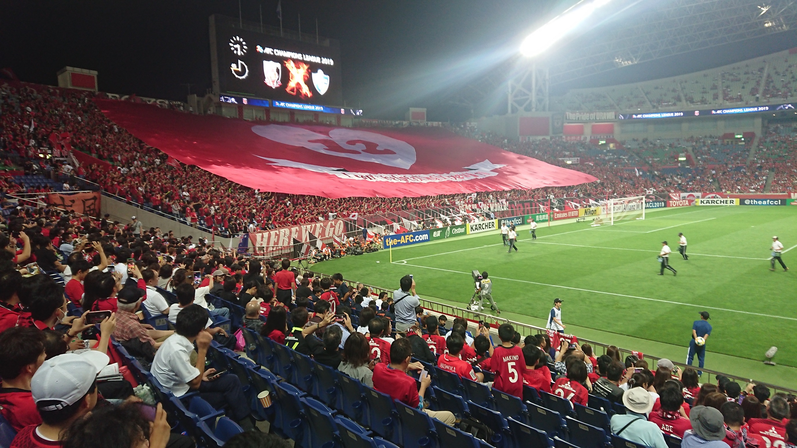 久しぶりにサッカー観戦