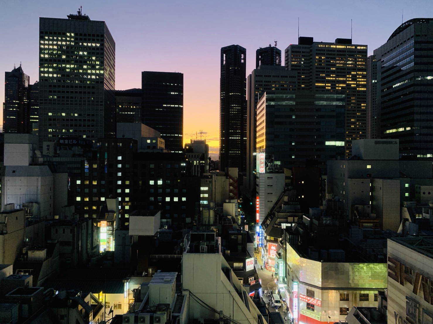 台風が過ぎ去り・・・とても綺麗な夕焼けが見れました
