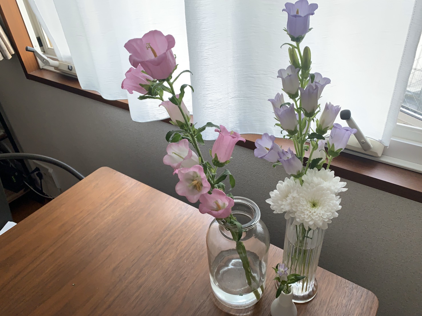 可愛い形のお花