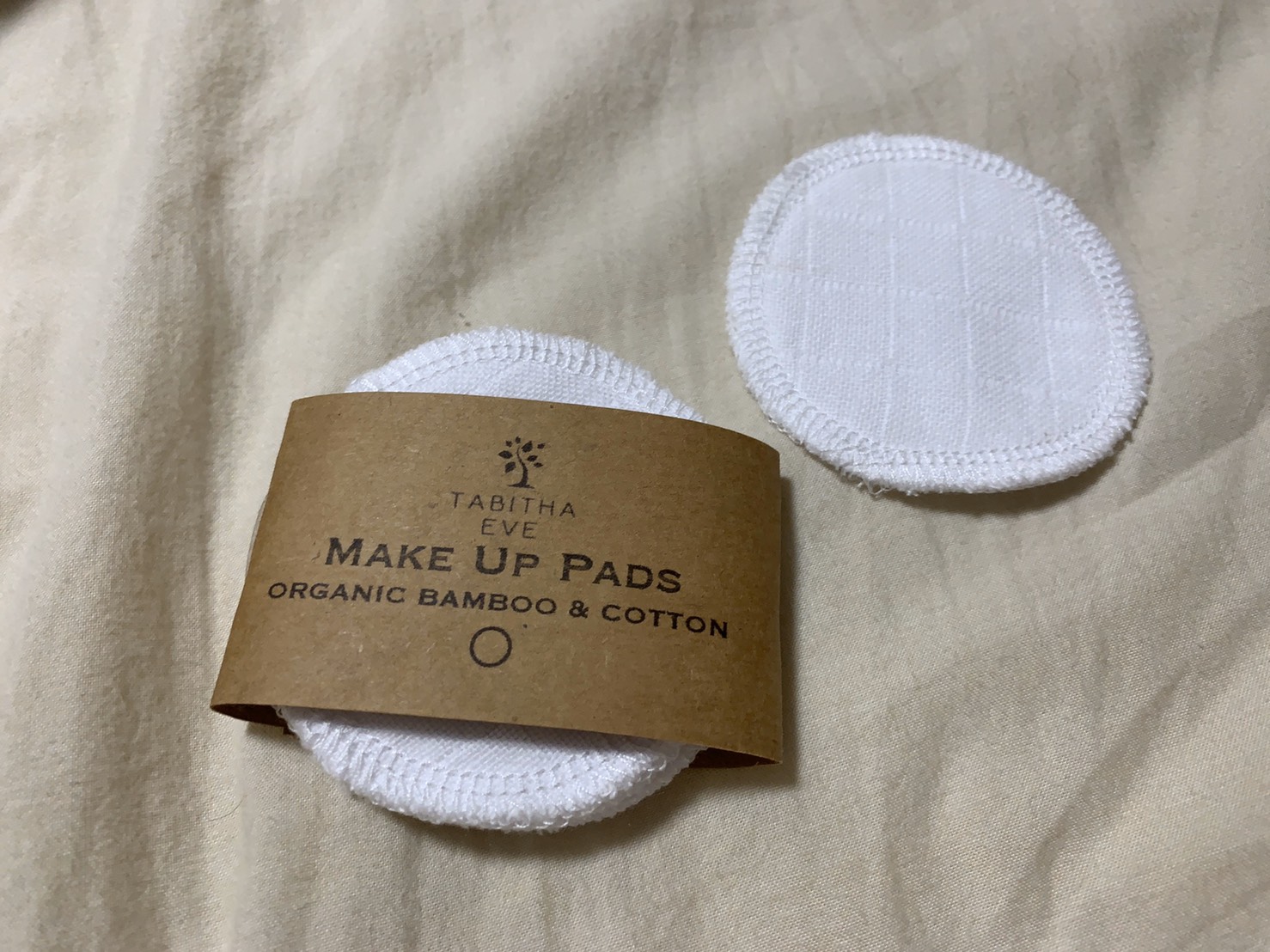 洗って使えるコットンパフ