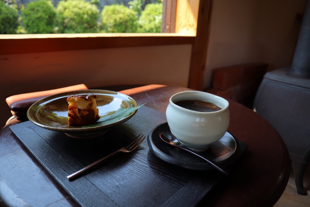 日本の古民家カフェ