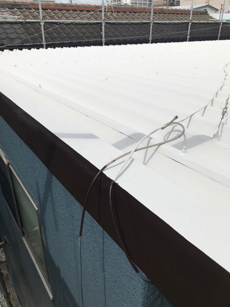 【外装工事】屋根塗料にガイナ♪【施工事例】