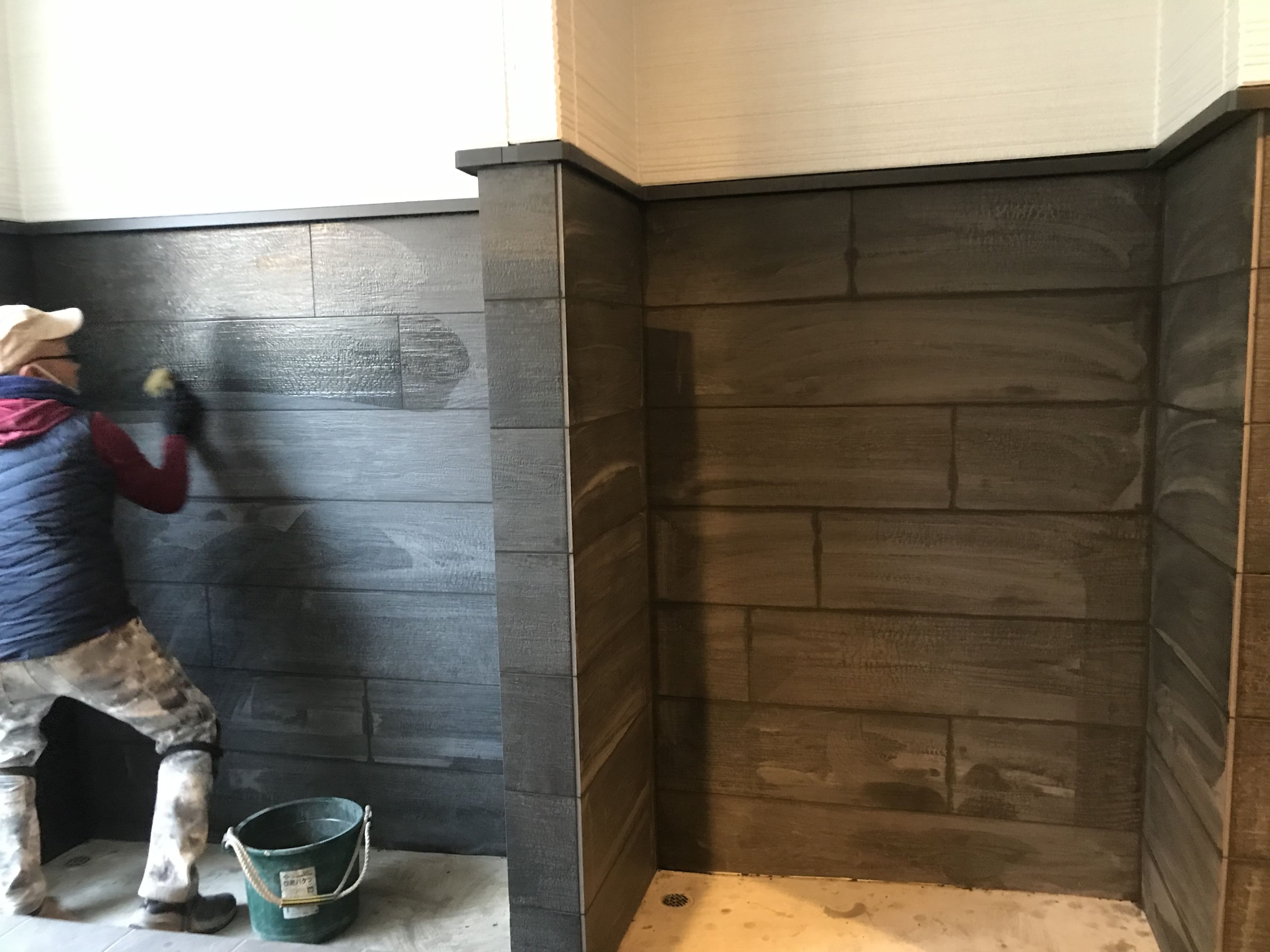 外壁　意匠タイル工事【施工事例】