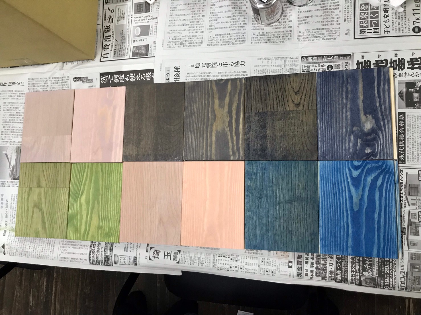 LOHAS OIL 色の付き方について