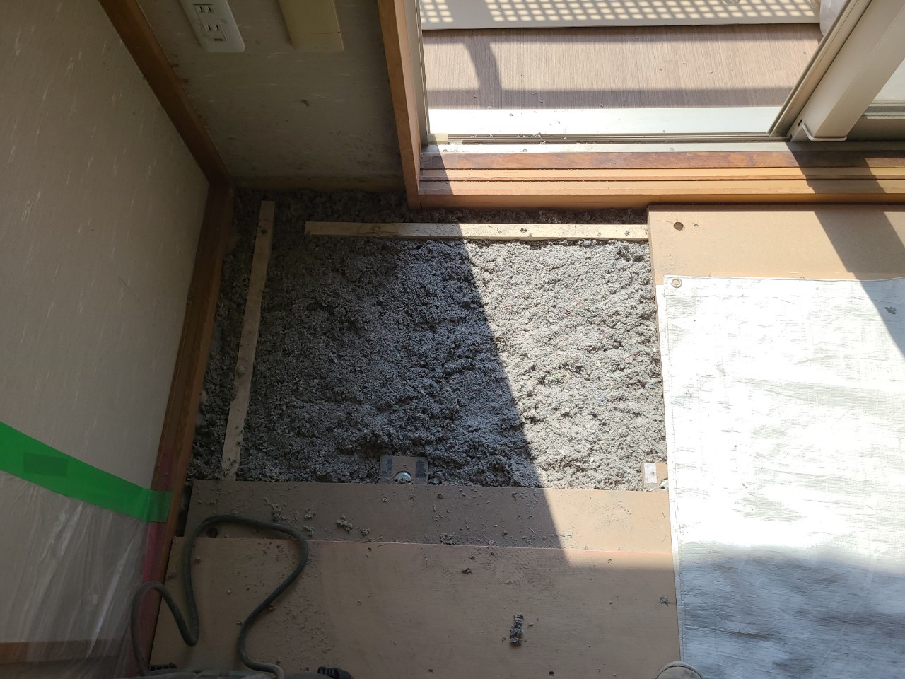 セルロースファイバー充填～マンション和室改修～