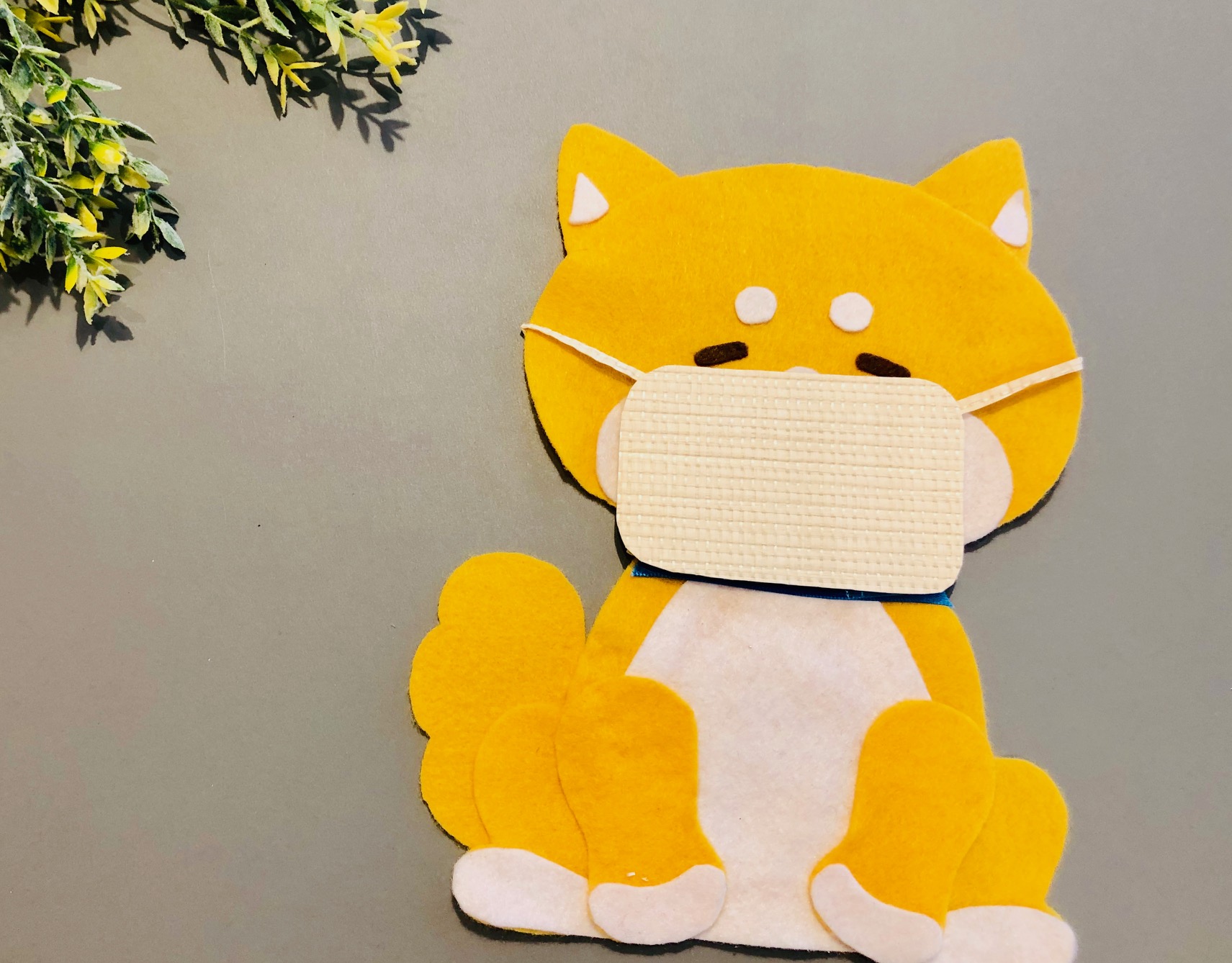 マスクで失礼します