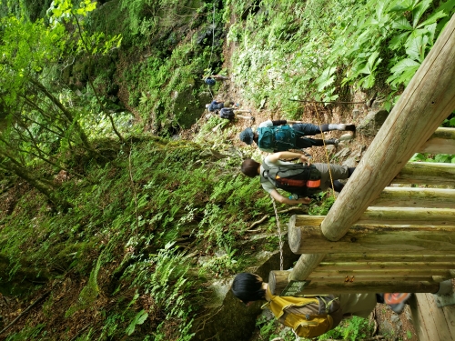 新緑の西沢渓谷