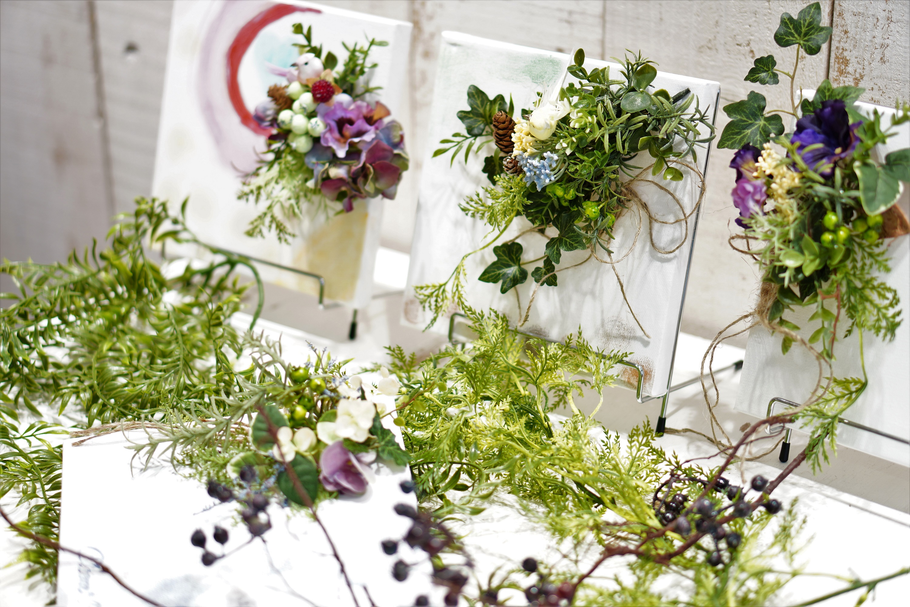 インテリアグリーンパネルのワークショップを開催しました。