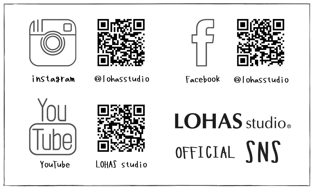LOHAS studio SNSカード
