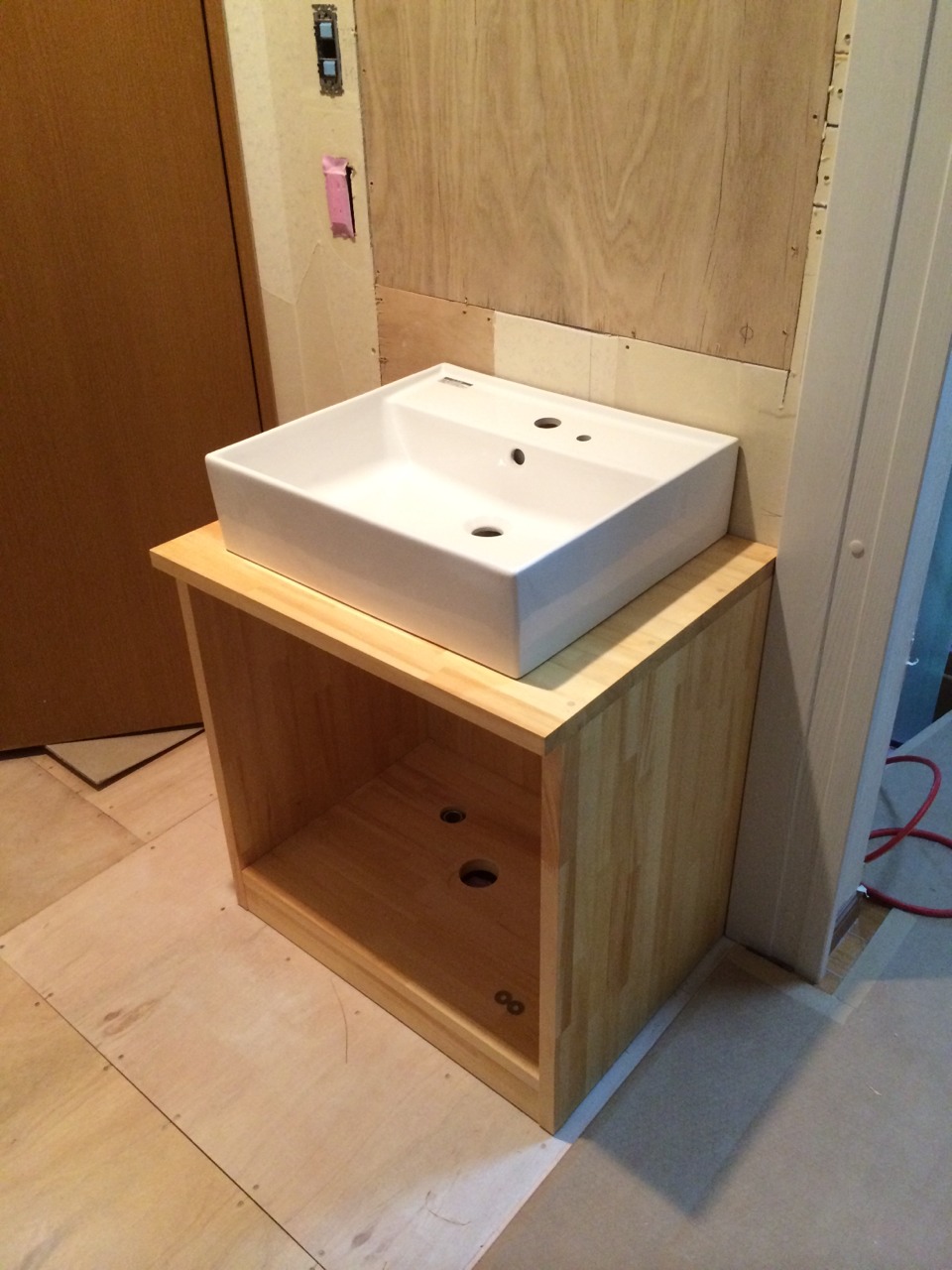 造作　洗面台