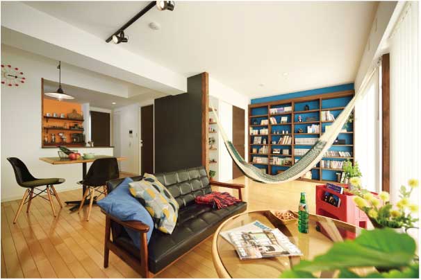 DIY活用で390万円 マンションリノベーション事例 画像