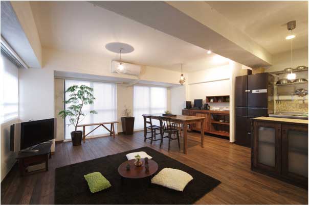 DIY活用で420万円 マンションリノベーション事例 画像