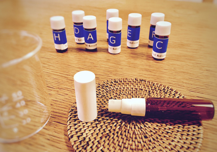 【練馬】アロマの香りで心と体のバランスを見るサードメディスンチェック -お守りアロマ作り付き-(ワークショップ)